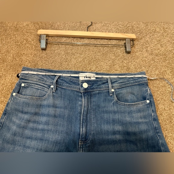 PAIGE Nellie Culotte High Rise Wide Leg Jean Snow Bunny Size 30 - Picture 7 of 11